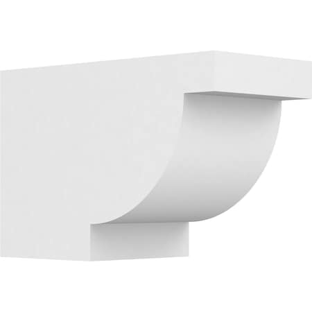 Ekena Millwork Standard Alpine Architectural Grade PVC Rafter Tail, 6"W x 8"H X 12"L RFTP06X08X12ALP